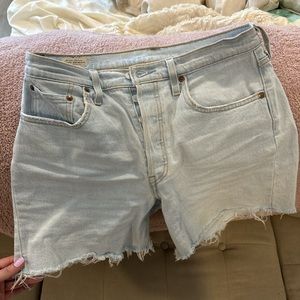 Levi’s 501 Light Wash Denim Shorts